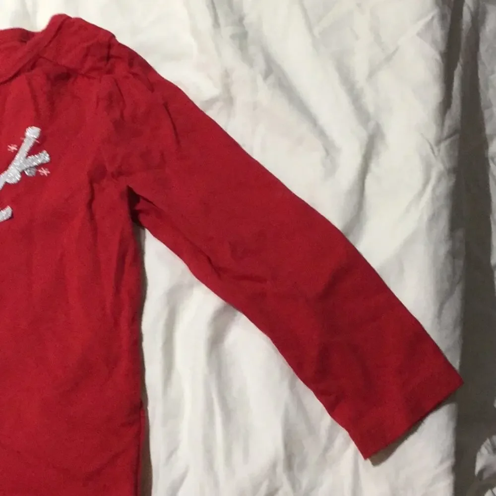 Baby gap reindeer T-shirt red worn once 3t